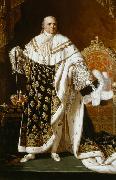 Robert Lefevre Portrait of Louis XVIII in coronation robes china oil painting artist